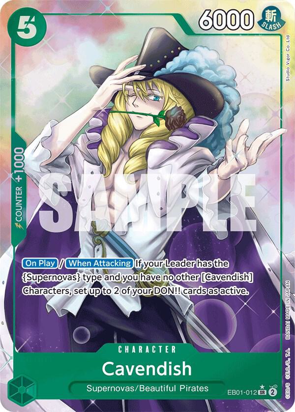 Cavendish EB01-012 (Extra Booster: Memorial Collection)  - Alternate Art Foil | Good Games North