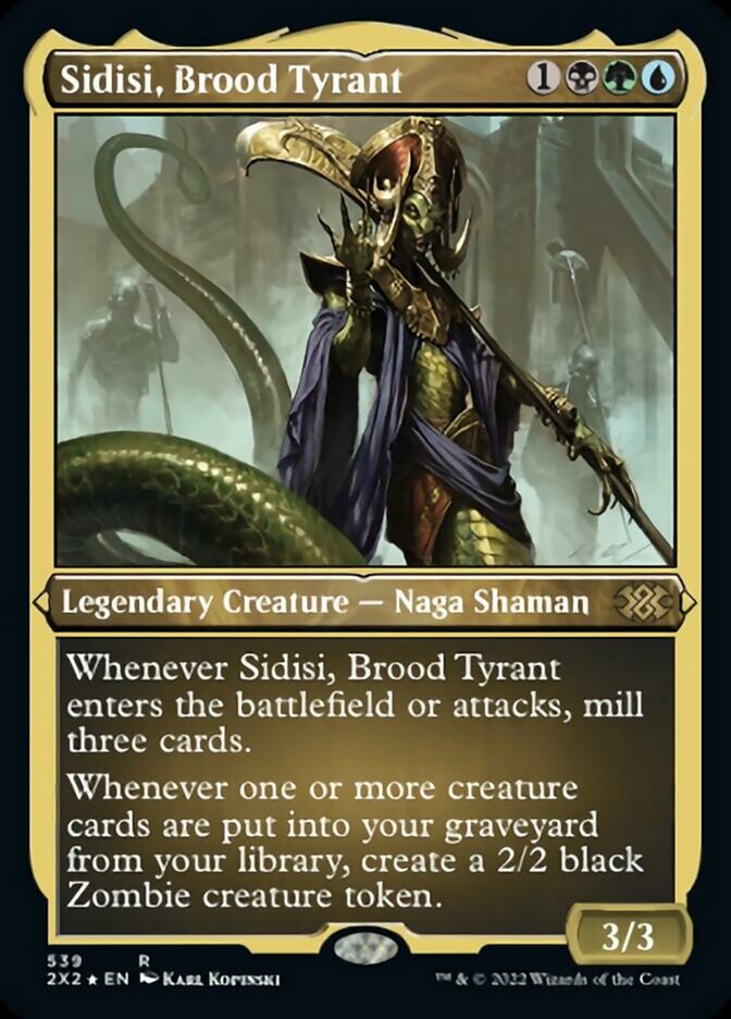 Sidisi, Brood Tyrant (Foil Etched) [Double Masters 2022] | Good Games North