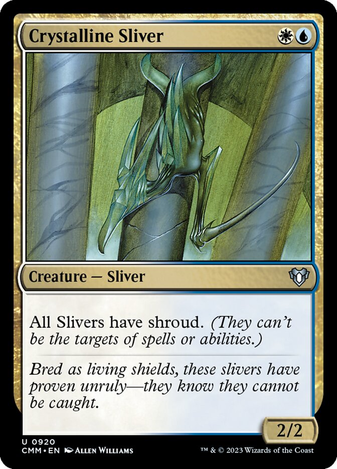 Crystalline Sliver (Commander Masters)  | Good Games North