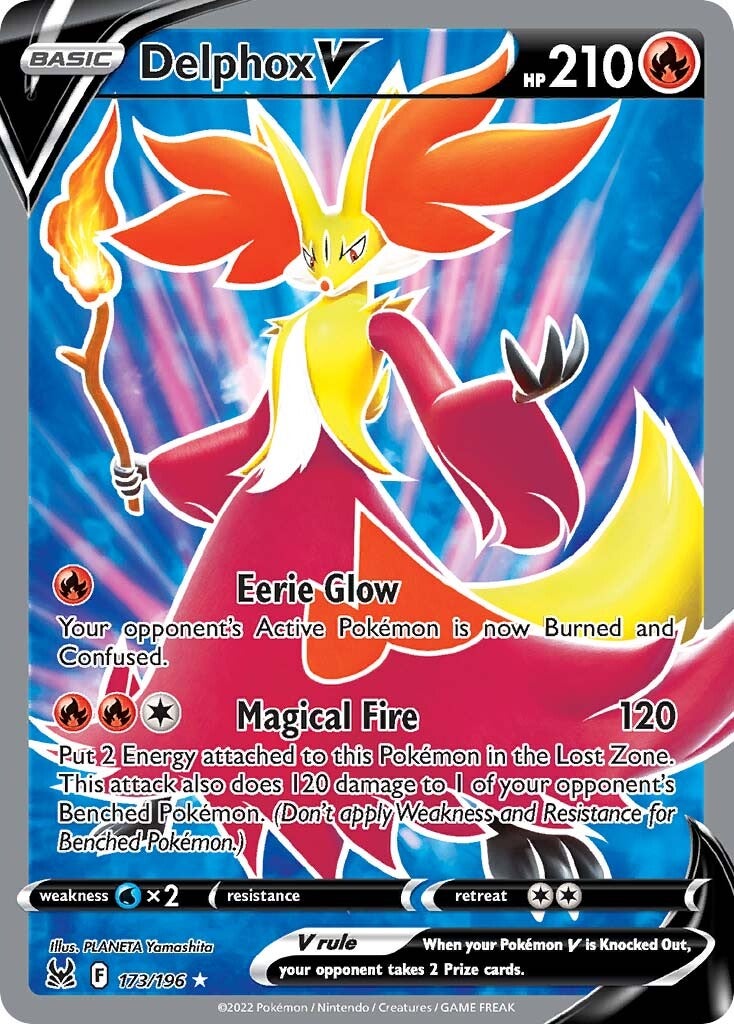 Delphox V (173/196) [Sword & Shield: Lost Origin] | Good Games North