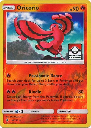 Oricorio (14/145) (League Promo) [Sun & Moon: Guardians Rising] | Good Games North