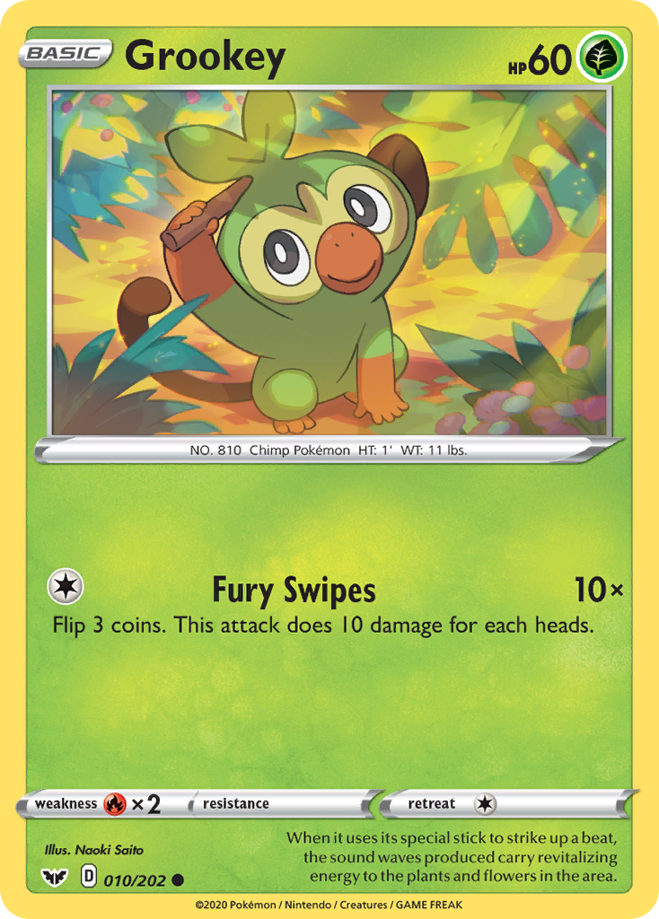 Grookey (010/202) [Sword & Shield: Base Set] | Good Games North
