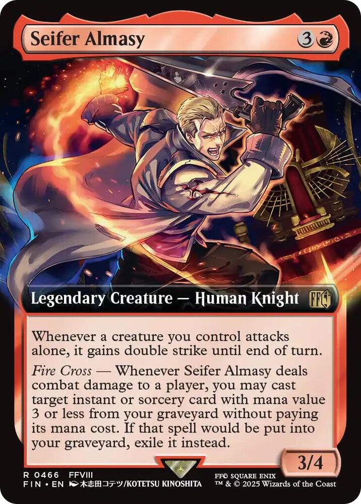 Seifer Almasy  466/309 (FINAL FANTASY)  - Extended Art Foil | Good Games North
