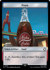 Food (0013) // Human Soldier Double-Sided Token [Fallout Tokens] | Good Games North