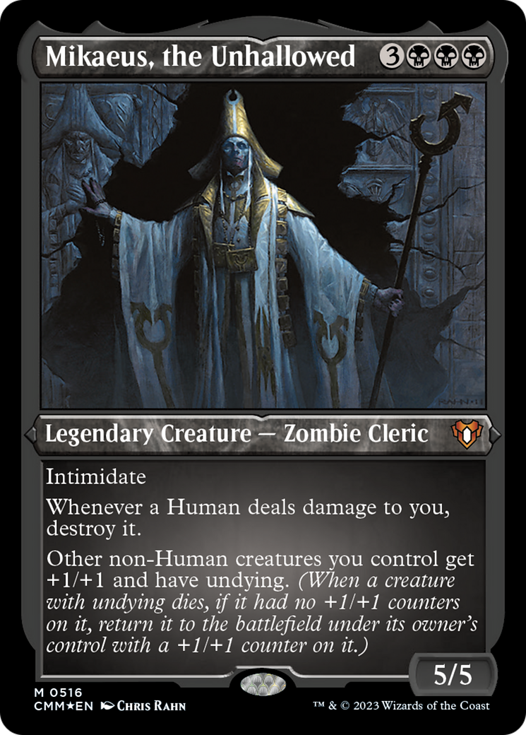 Mikaeus, the Unhallowed (Foil Etched) [Commander Masters] | Good Games North