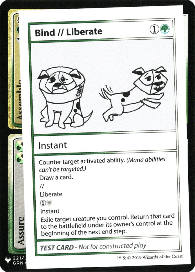 Bind // Liberate [Mystery Booster Playtest Cards] | Good Games North