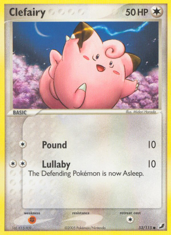 Clefairy (53/115) [EX: Unseen Forces] | Good Games North