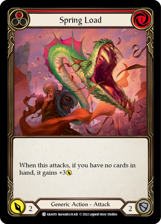 Spring Load (Red) [ARA015] (Outsiders Arakni Blitz Deck) | Good Games North