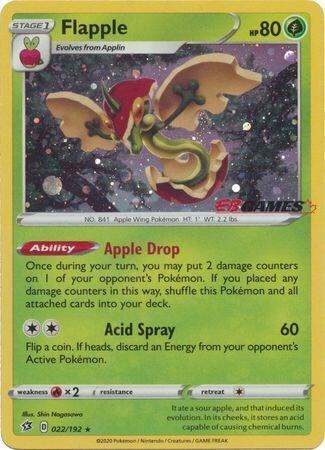 Flapple EB Games Exclusive 022/192 (Miscellaneous Cards & Products)  - Holofoil | Good Games North