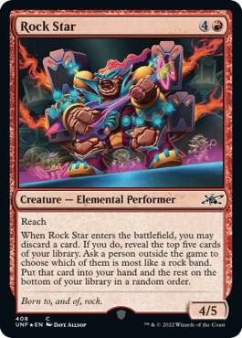 Rock Star Galaxy Foil (Unfinity)  - undefined | Good Games North