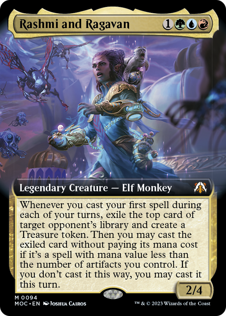 Rashmi and Ragavan (Extended Art) [March of the Machine Commander] | Good Games North