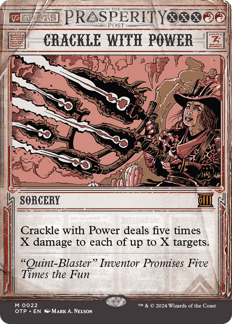 Crackle with Power [Outlaws of Thunder Junction: Breaking News] | Good Games North