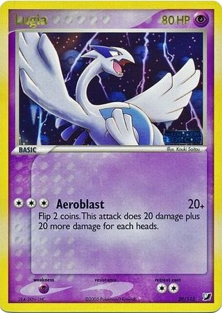 Lugia (29/115) (Stamped) [EX: Unseen Forces] | Good Games North
