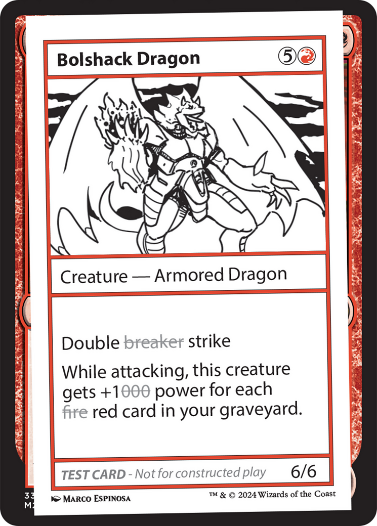 Bolshack Dragon [Mystery Booster 2 Playtest Cards] | Good Games North