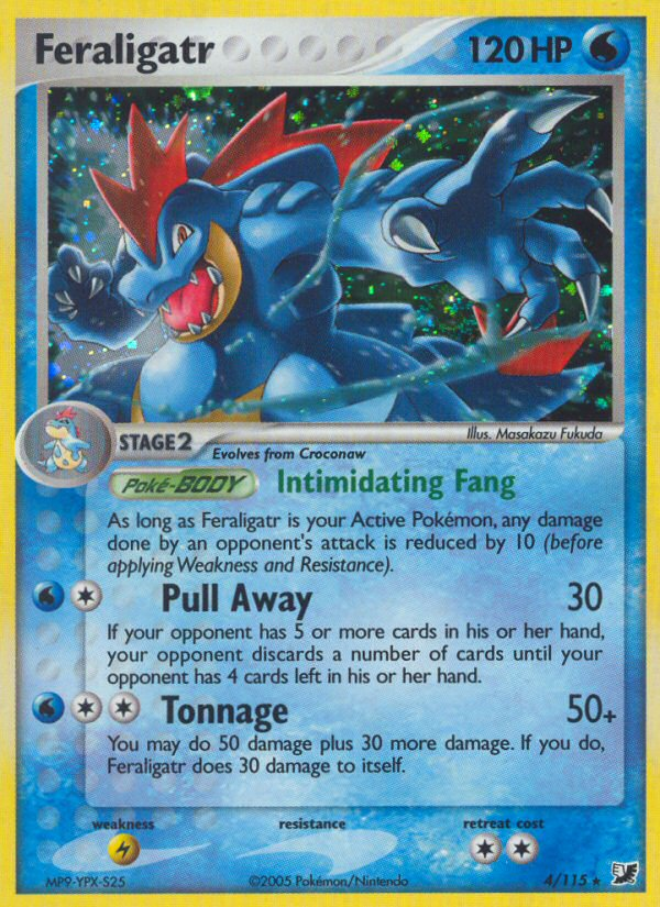 Feraligatr (4/115) [EX: Unseen Forces] | Good Games North