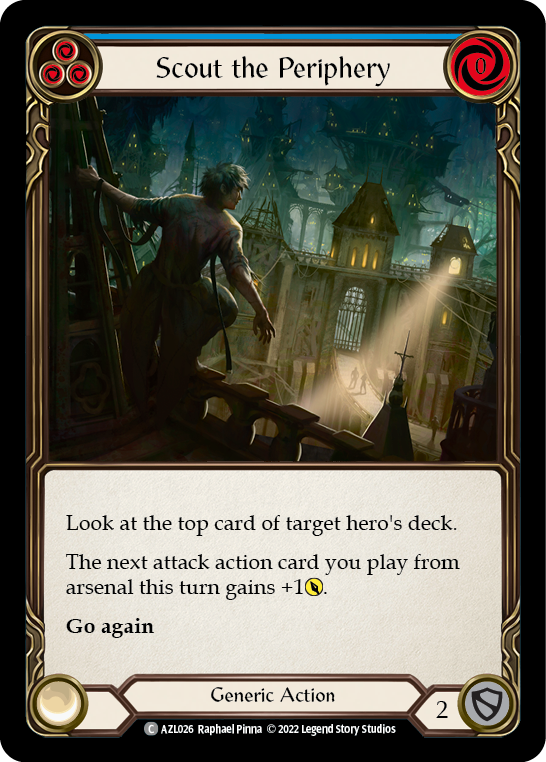 Scout the Periphery (Blue) [AZL026] (Outsiders Azalea Blitz Deck) | Good Games North