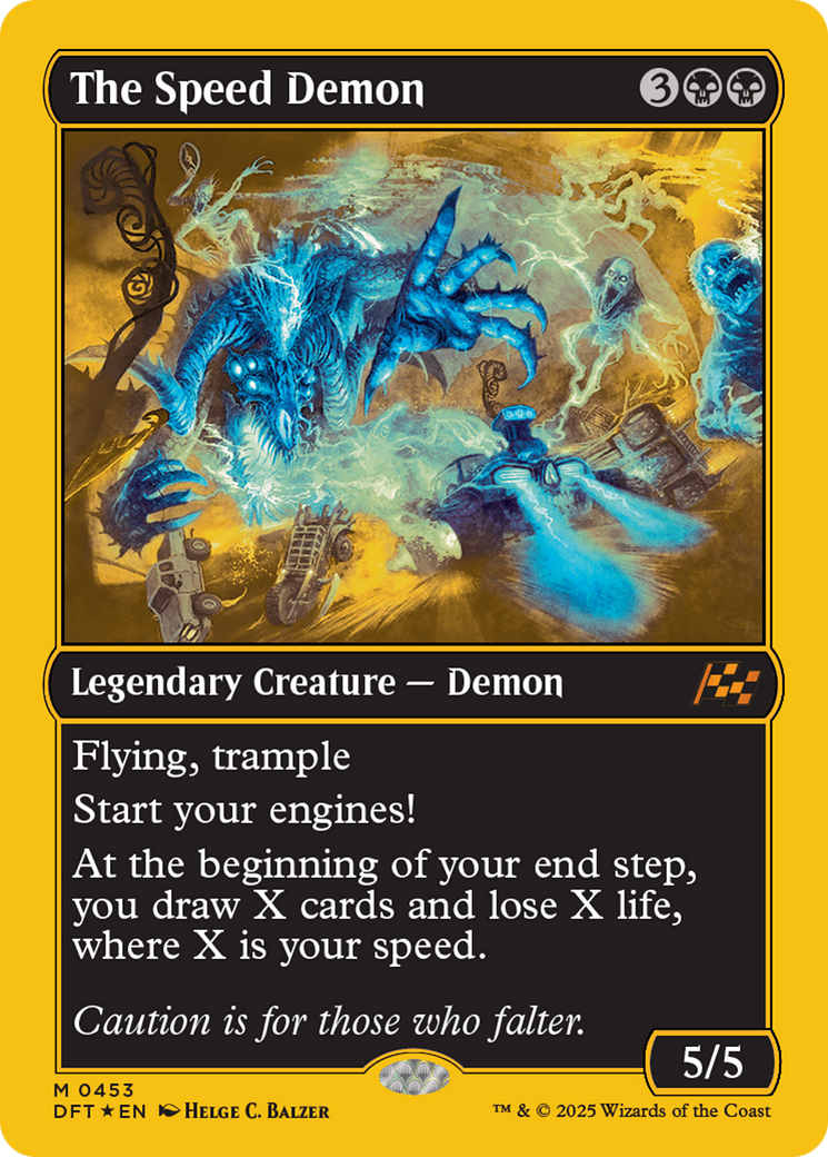 The Speed Demon (First-Place Foil) [Aetherdrift] | Good Games North