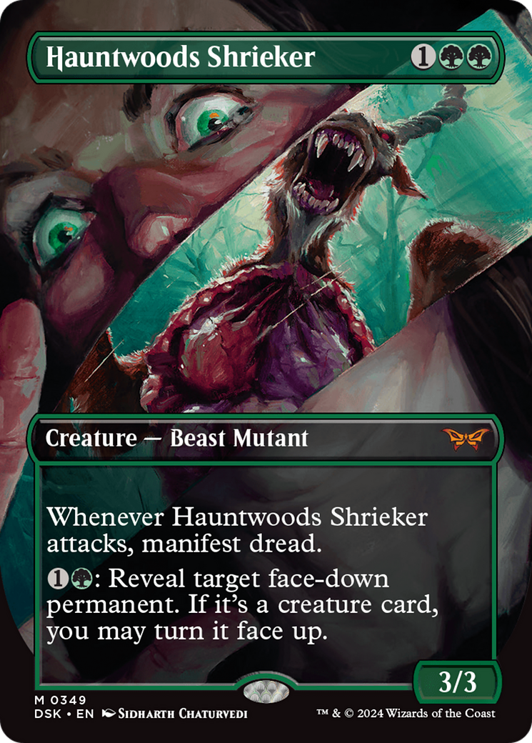 Hauntwoods Shrieker (Borderless) [Duskmourn: House of Horror] | Good Games North