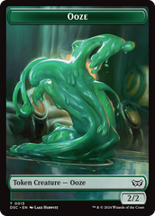 Insect (0012) // Ooze (0013) Double-Sided Token [Duskmourn: House of Horror Commander Tokens] | Good Games North