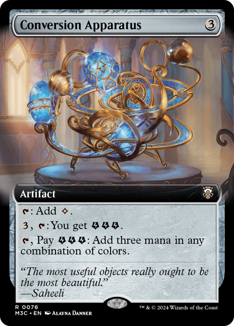 Conversion Apparatus (Extended Art) (Ripple Foil) [Modern Horizons 3 Commander] | Good Games North