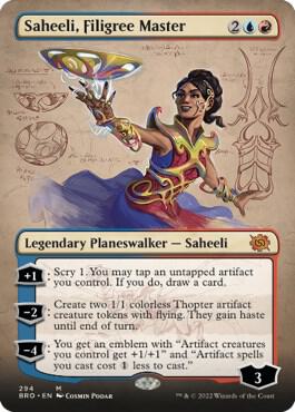 Saheeli Filigree Master Borderless 294/287 (The Brothers' War)  | Good Games North