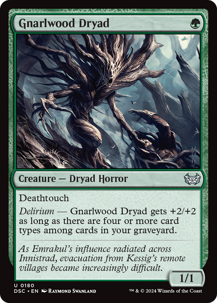 Gnarlwood Dryad [Duskmourn: House of Horror Commander] | Good Games North