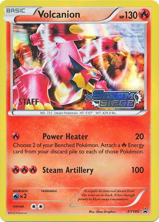 Volcanion (XY145) (Staff) [XY: Black Star Promos] | Good Games North