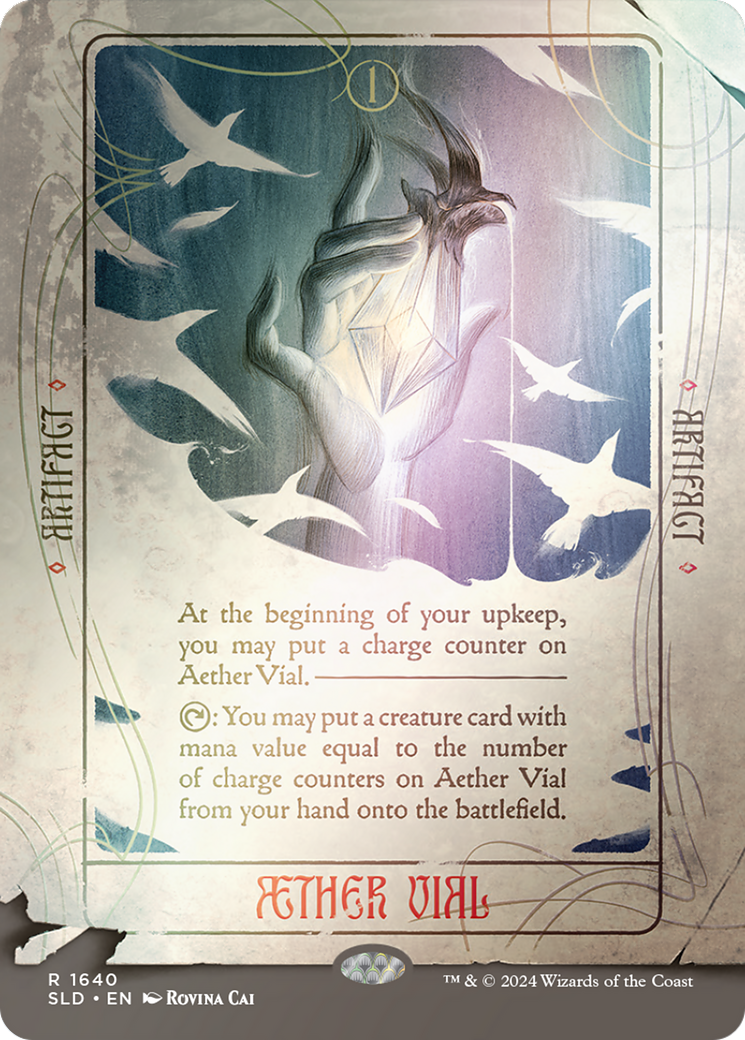 Aether Vial (Rainbow Foil) [Secret Lair Drop Series] | Good Games North