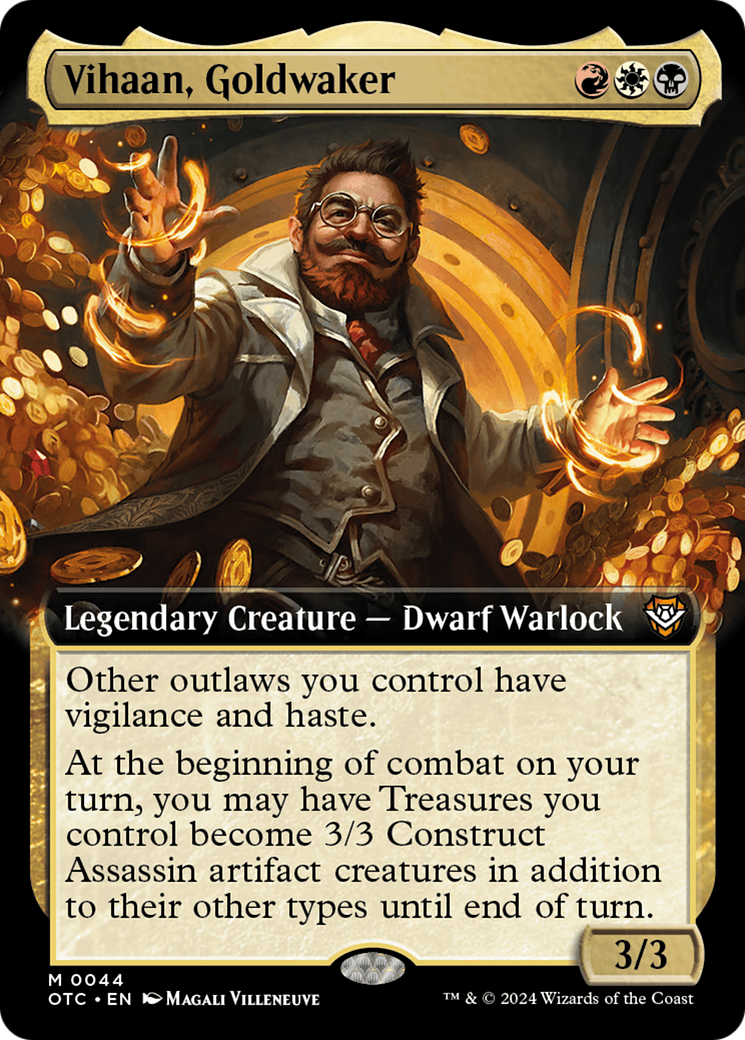 Vihaan, Goldwaker (Extended Art) [Outlaws of Thunder Junction Commander] | Good Games North