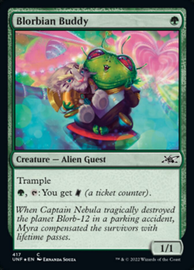 Blorbian Buddy (Galaxy Foil) [Unfinity] | Good Games North