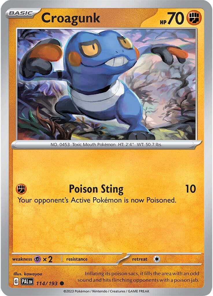 Croagunk (114/193) [Scarlet & Violet: Paldea Evolved] | Good Games North