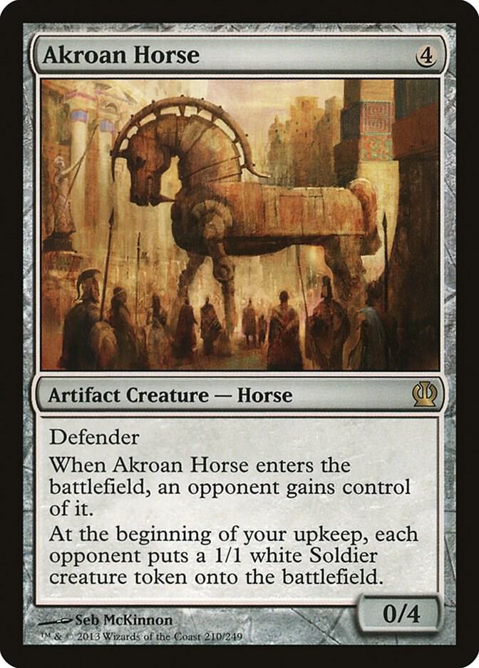 Akroan Horse 210 (Theros)  - Foil | Good Games North