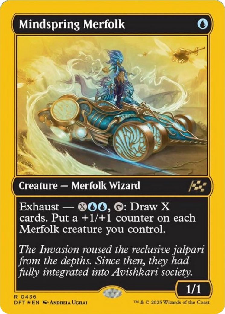 Mindspring Merfolk (First-Place Foil) [Aetherdrift] | Good Games North