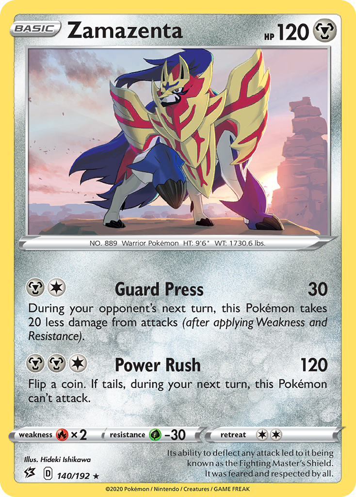 Zamazenta (140/192) [Sword & Shield: Rebel Clash] | Good Games North