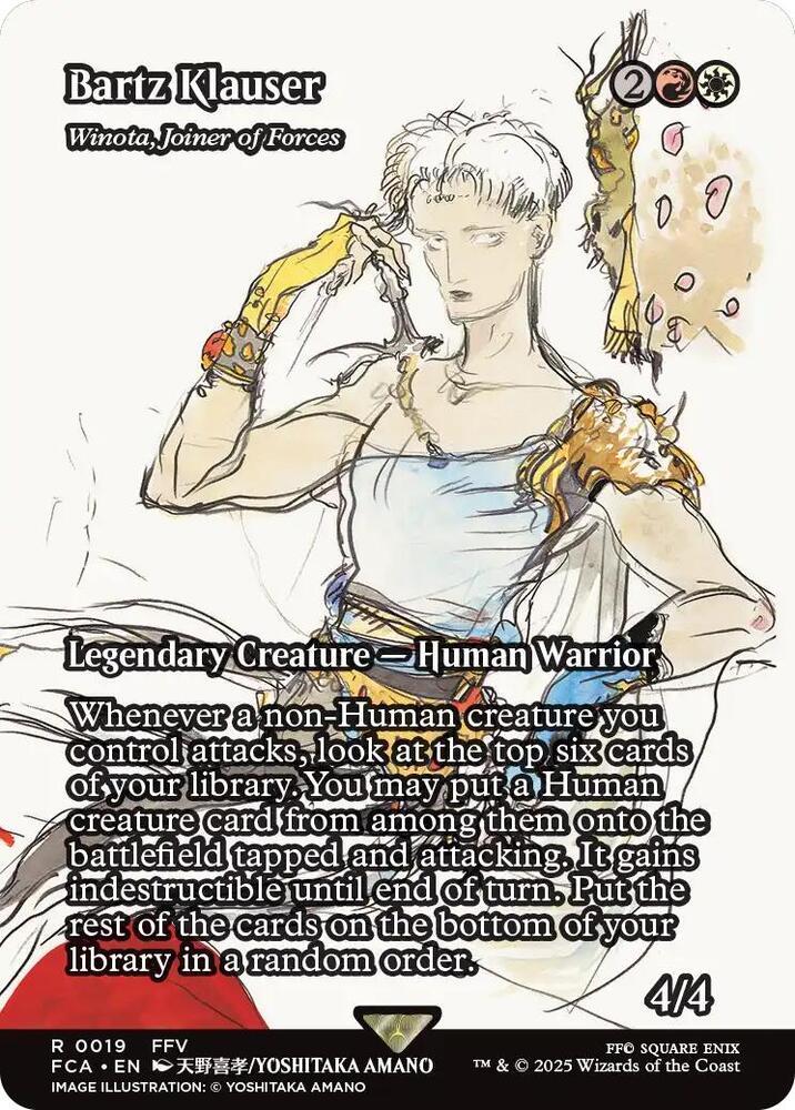 Bartz Klauser Winota Joiner of Forces Showcase (FINAL FANTASY: Through the Ages)  - Foil | Good Games North