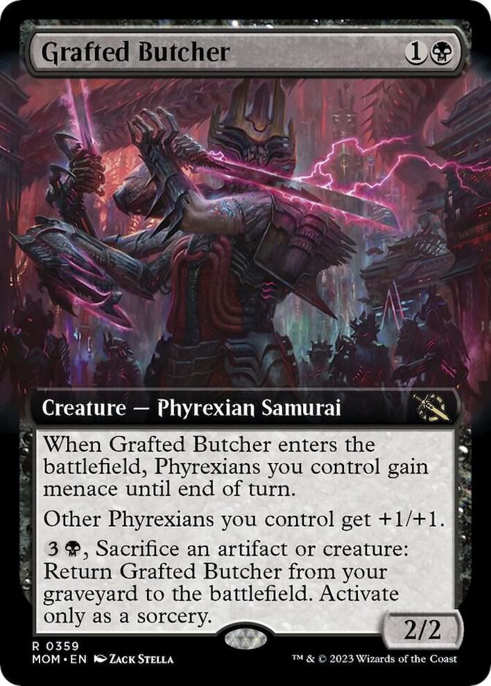 Grafted Butcher 359/291 (March of the Machine)  - Extended Art Foil | Good Games North