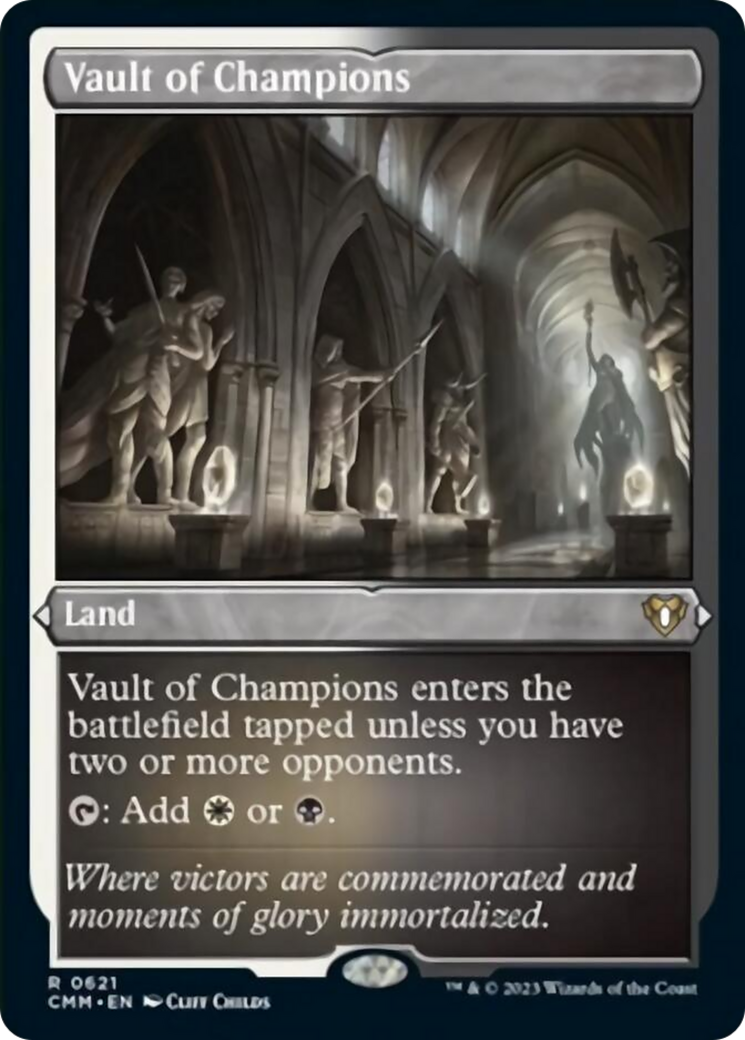 Vault of Champions (Foil Etched) [Commander Masters] | Good Games North