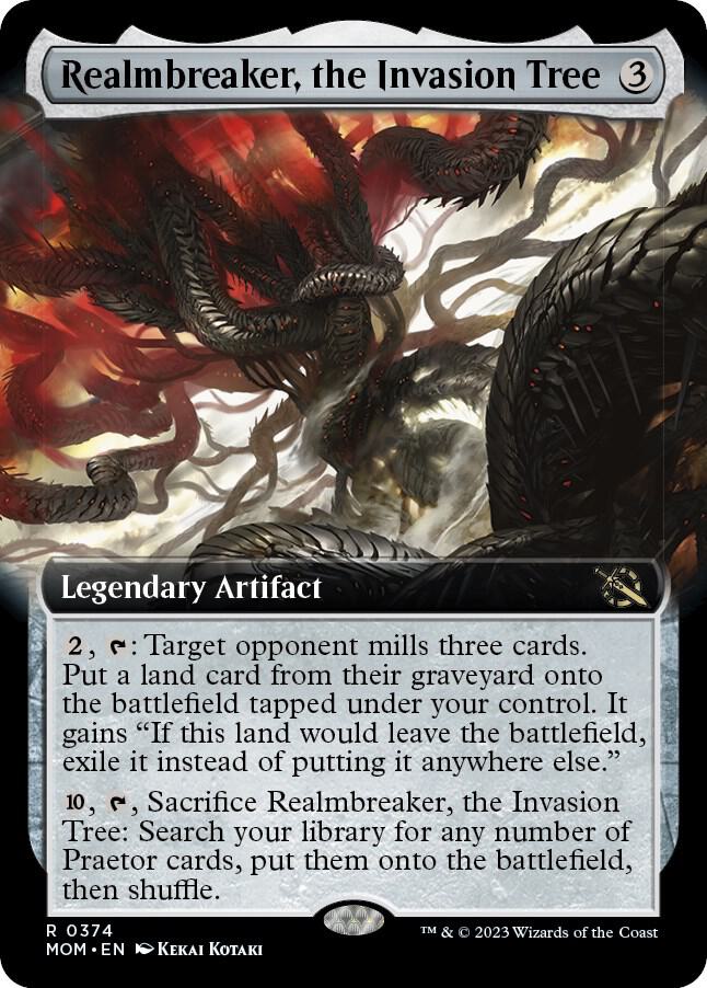 Realmbreaker the Invasion Tree Extended Art (March of the Machine)  - Foil | Good Games North