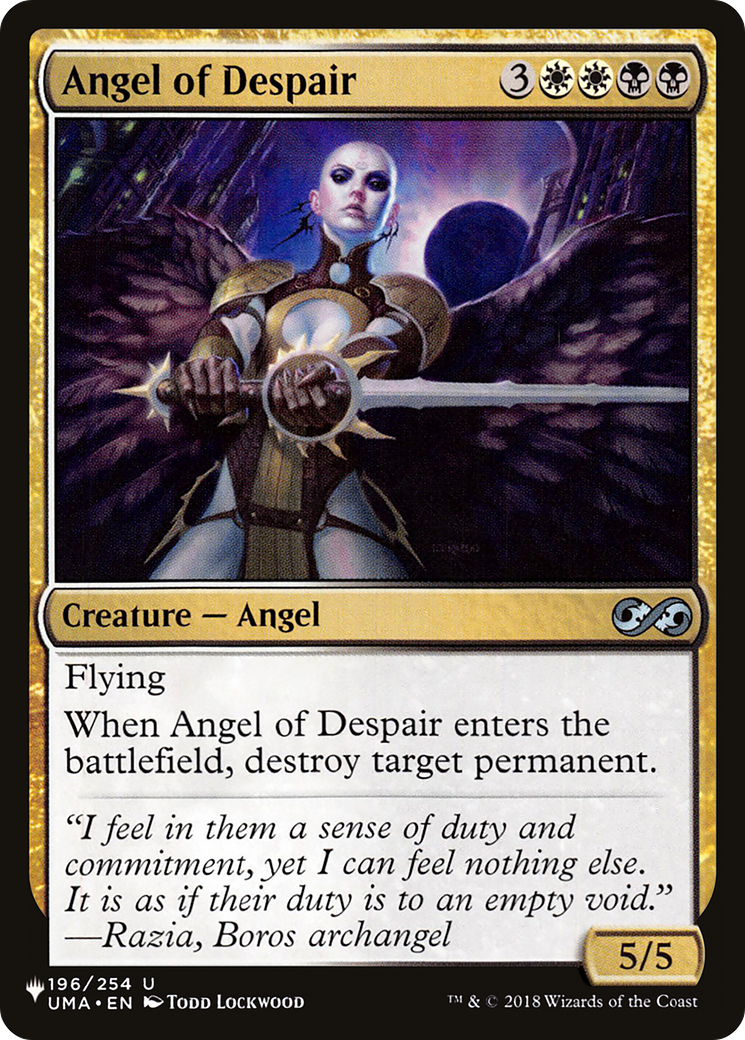 Angel of Despair [The List] | Good Games North