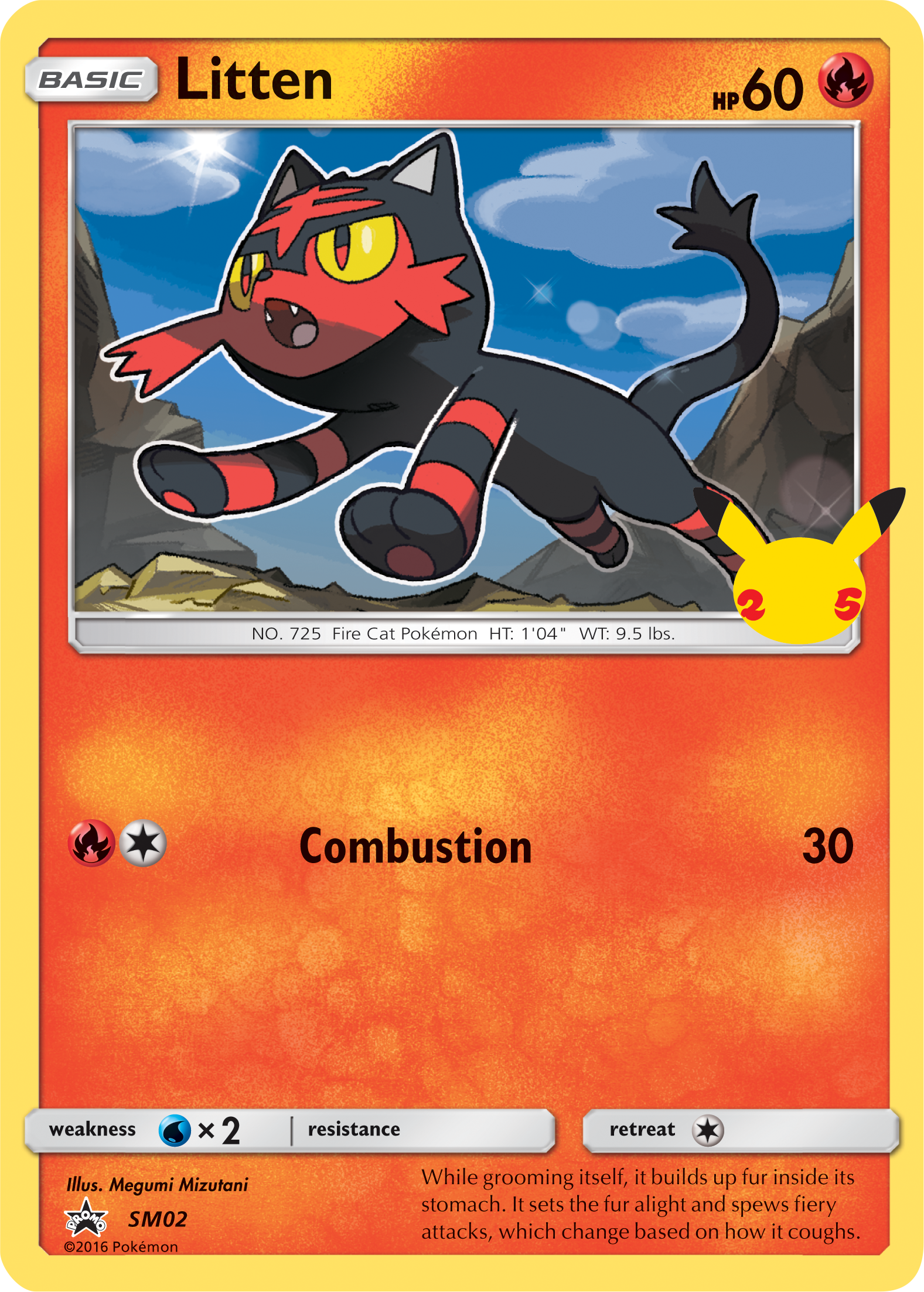 Litten (SM02) (Jumbo Card) [First Partner Pack] | Good Games North