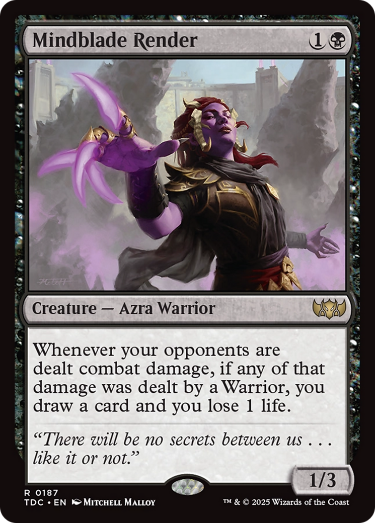 Mindblade Render [Tarkir: Dragonstorm Commander] | Good Games North