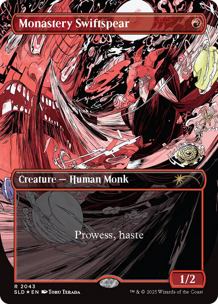Monastery Swiftspear (2043) (Raised Foil) [Secret Lair Drop Series] | Good Games North