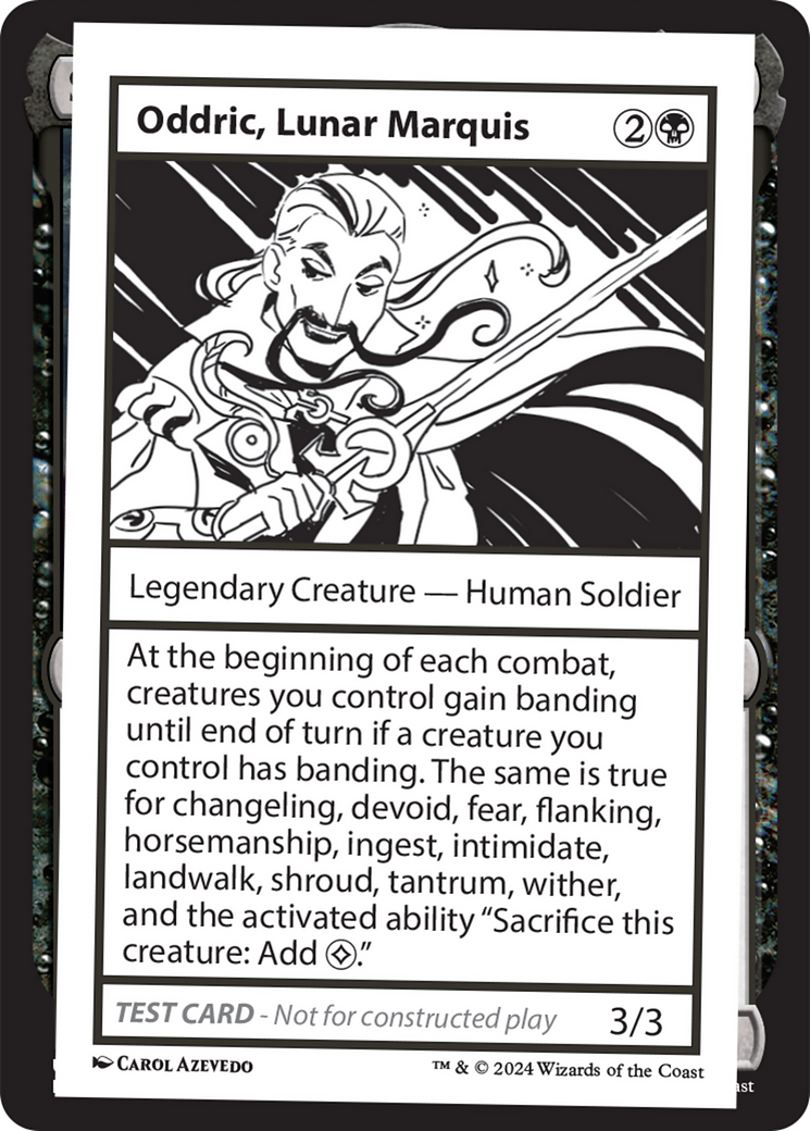 Oddric, Lunar Marquis [Mystery Booster 2 Playtest Cards] | Good Games North