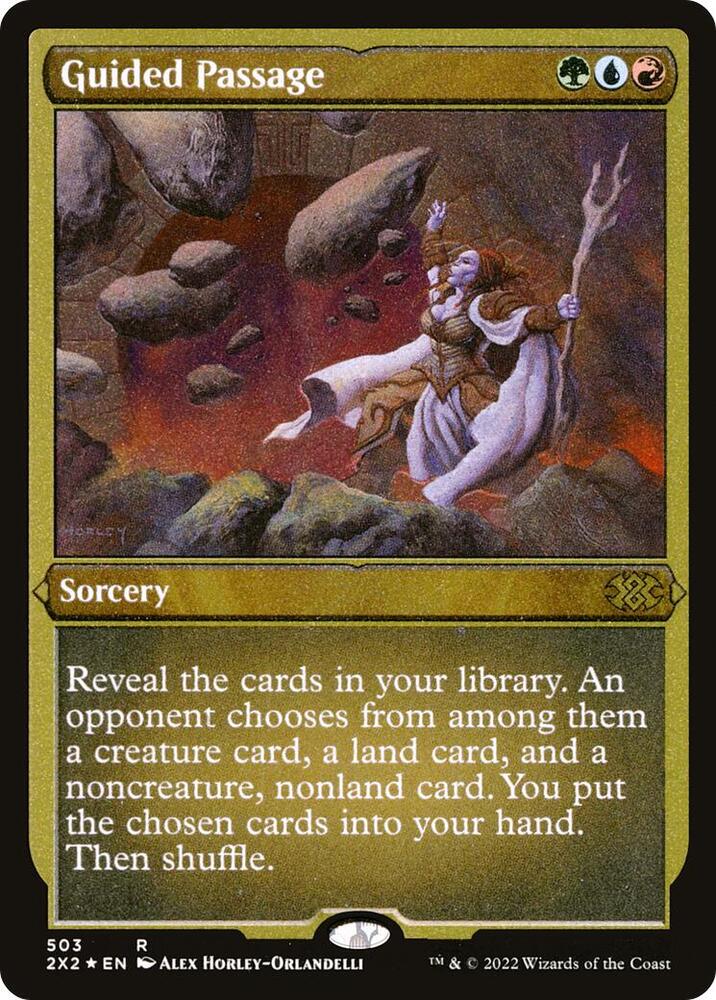 Guided Passage Foil Etched (Double Masters 2022)  - Foil | Good Games North