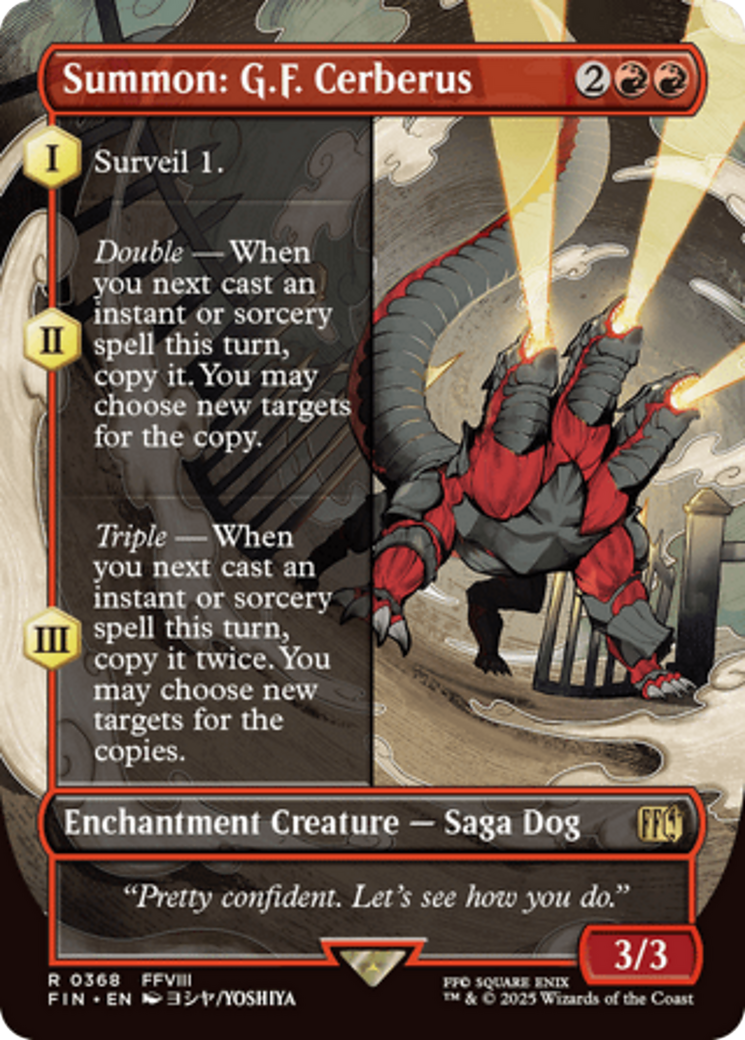 Summon: G.F. Cerberus (Borderless) [FINAL FANTASY] | Good Games North