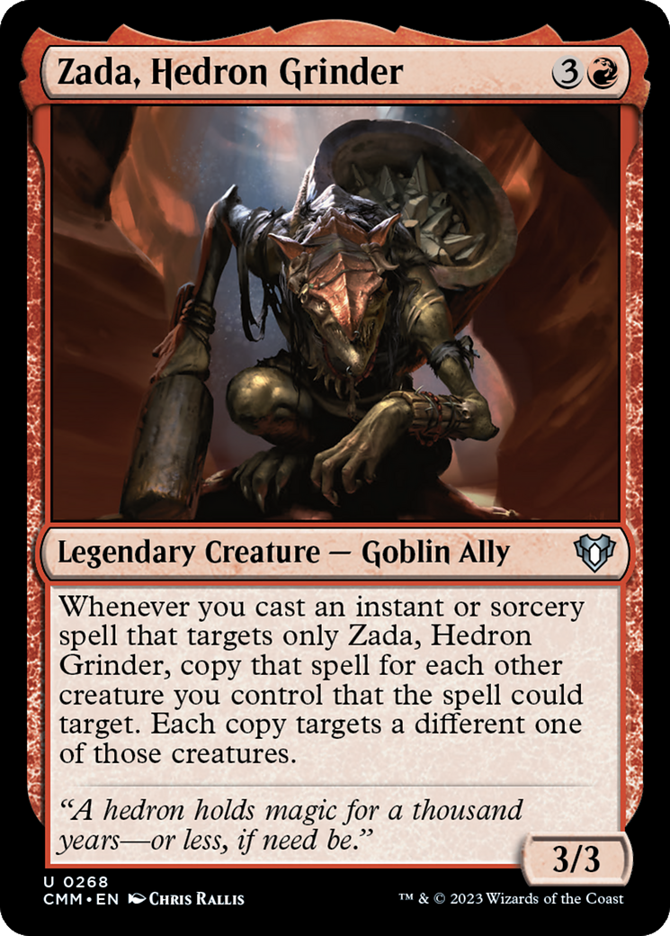 Zada, Hedron Grinder [Commander Masters] | Good Games North