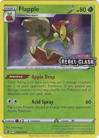 Flapple (SWSH022) (Prerelease Promo) [Sword & Shield: Black Star Promos] | Good Games North