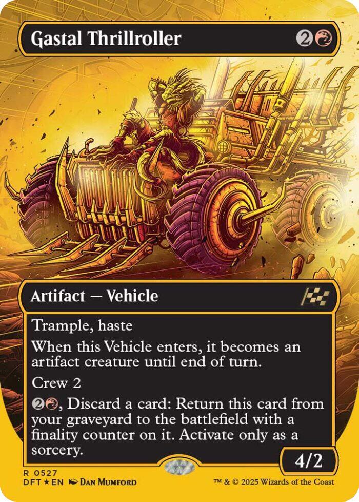 Gastal Thrillroller 527/291 (Aetherdrift)  - Borderless First-Place Foil | Good Games North