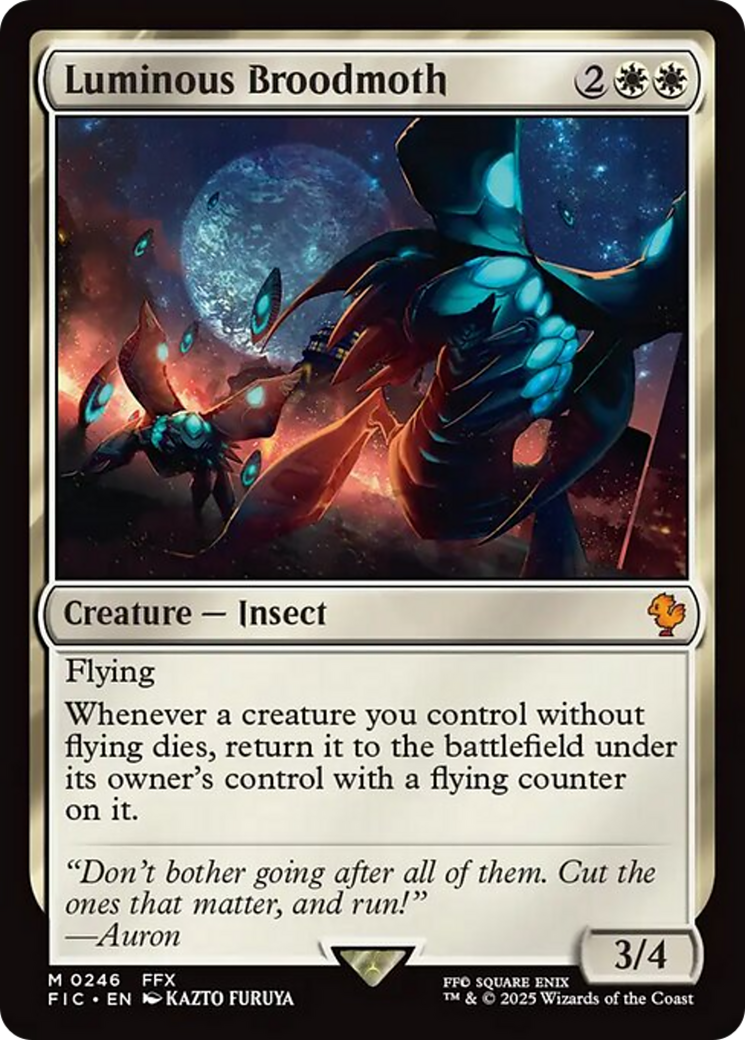 Luminous Broodmoth [FINAL FANTASY Commander] | Good Games North