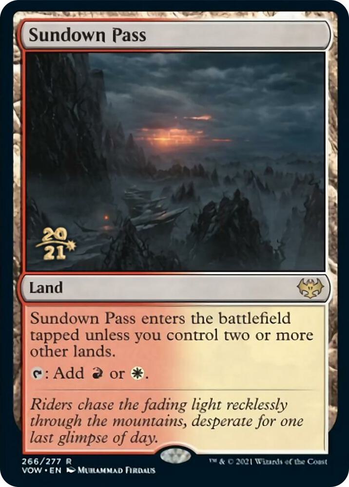 Sundown Pass (Prerelease Cards)  - Foil | Good Games North